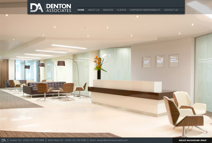 Screen grab of website