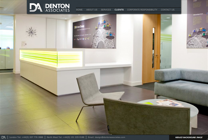 Screen grab of website 5