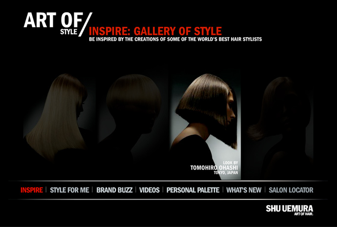 Screen grab of website
